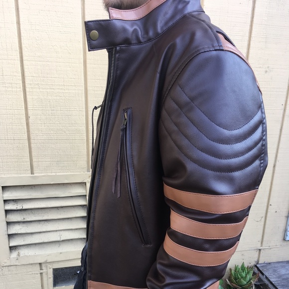 wolverine faux leather jacket